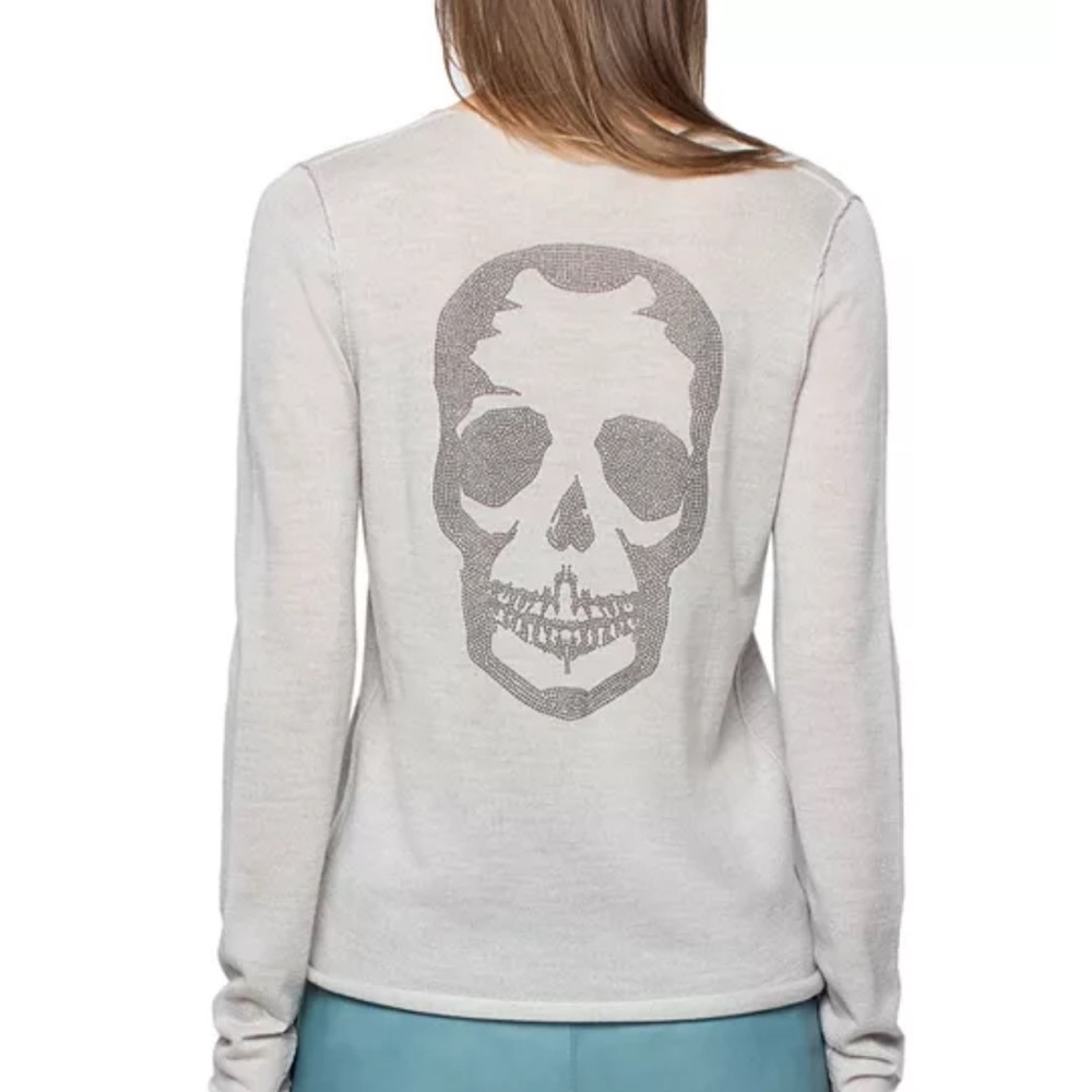 Zadig and Voltaire Tunisien Embellished Skull Long Sleeve
Size s